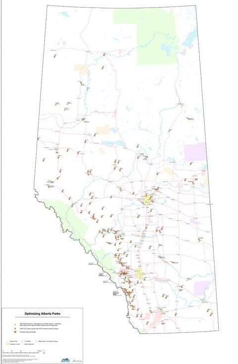 Alberta Map Optimizing Alberta Parks 480x734 